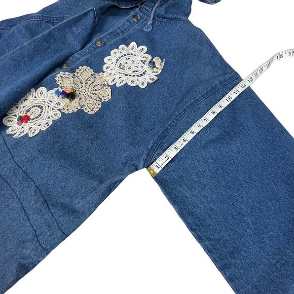 UNI Uniform Code Denim Jacket Womens Size Large (see pictures) - Picture 8 of 10